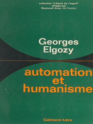 cover image of Automation et humanisme